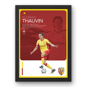 Affiche Florian Thauvin - RC Lens – Affiche encadrée personnalisée - Cadre Perso