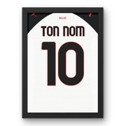 Affiche AC Milan Extérieur 25-26 – Affiche encadrée personnalisée - Cadre Perso