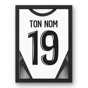 Affiche Amiens SC Domicile 2024-2025 – Affiche encadrée personnalisée - Cadre Perso