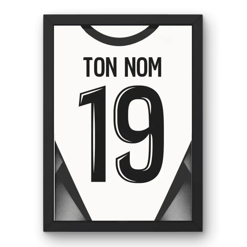 Affiche Amiens SC Domicile 2024-2025 – Affiche encadrée personnalisée - Cadre Perso