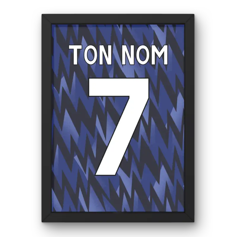 Affiche Arsenal Extérieur 2025-2026 – Affiche encadrée personnalisée - Cadre Perso