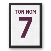 Affiche Arsenal Third 2025-2026 – Affiche encadrée personnalisée - Cadre Perso