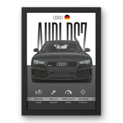 Affiche Audi RS7 – Affiche encadrée personnalisée - Cadre Perso