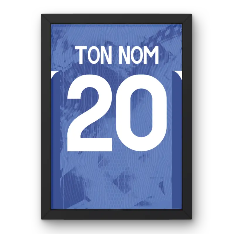 Affiche Chelsea Domicile 25-26 – Affiche encadrée personnalisée - Cadre Perso