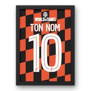 Affiche FC Lorient Domicile 25/26 – Affiche encadrée personnalisée - Cadre Perso
