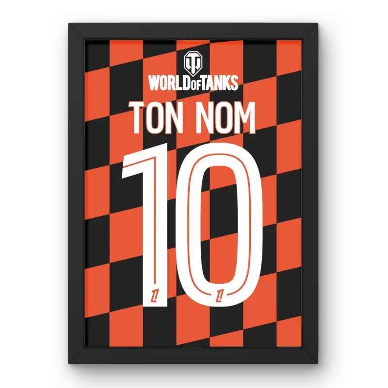 Affiche FC Lorient Domicile 25/26 – Affiche encadrée personnalisée - Cadre Perso