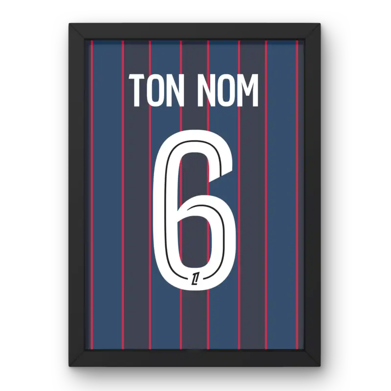 Affiche FC Metz Third 25/26 – Affiche encadrée personnalisée - Cadre Perso