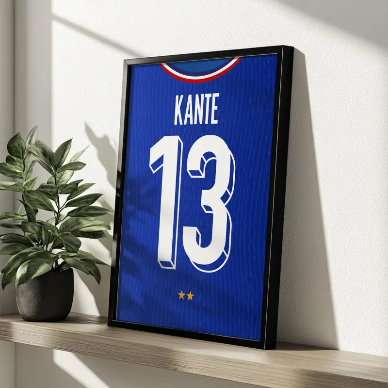 Affiche France Domicile Euro 2024 – Affiche encadrée personnalisée - Cadre Perso