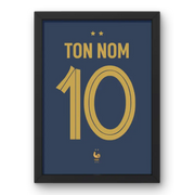Affiche France Domicile 2023 – Affiche encadrée personnalisée - Cadre Perso
