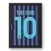 Affiche Inter Milan Domicile 25-26 – Affiche encadrée personnalisée - Cadre Perso