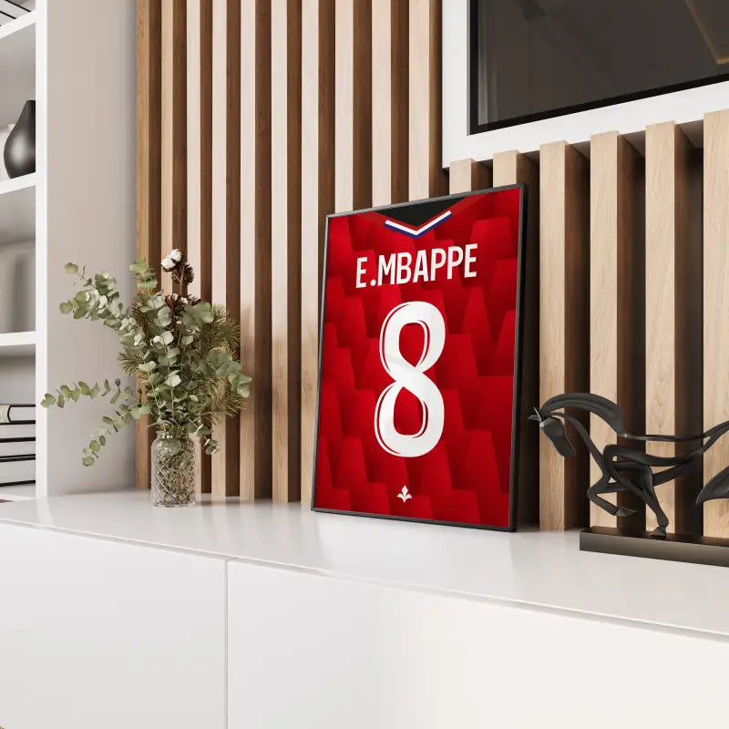 Affiche Lille LOSC Domicile 25-26 – Affiche encadrée personnalisée - Cadre Perso