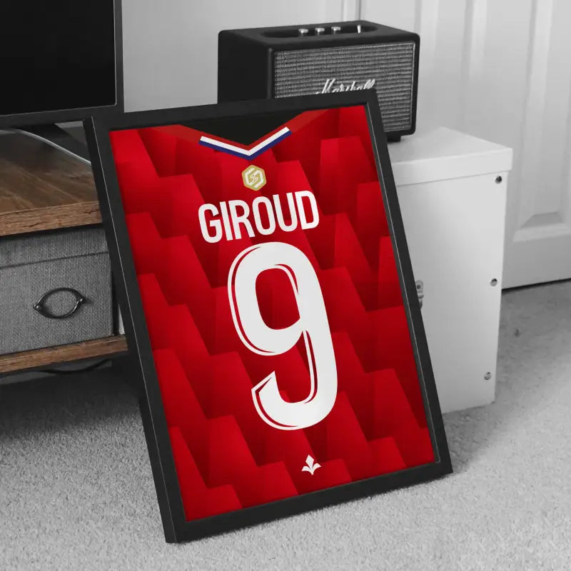 Affiche Lille LOSC Domicile 25-26 – Affiche encadrée personnalisée - Cadre Perso