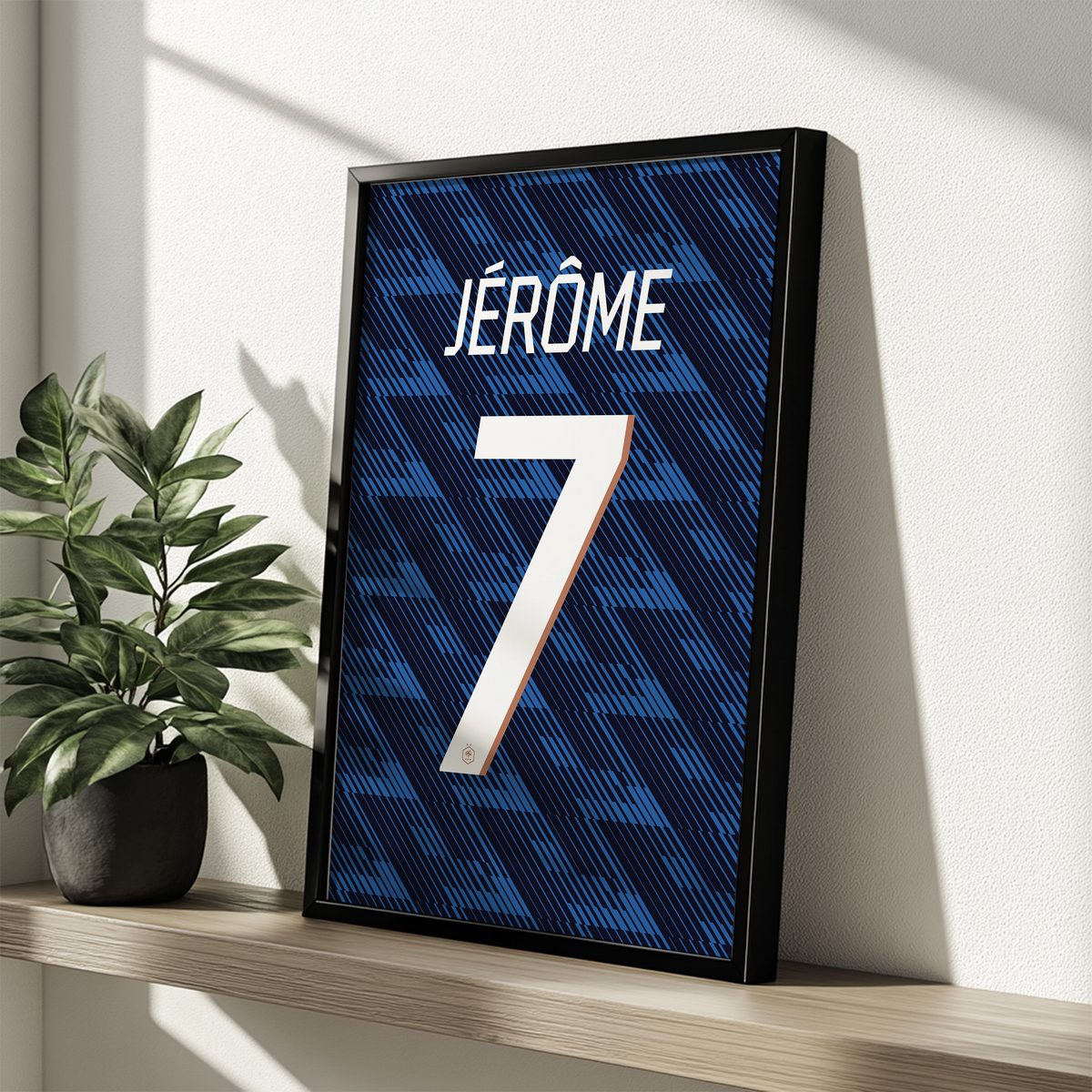 Affiche France Domicile Coupe Du Monde 2026 – Affiche encadrée personnalisée - Cadre Perso