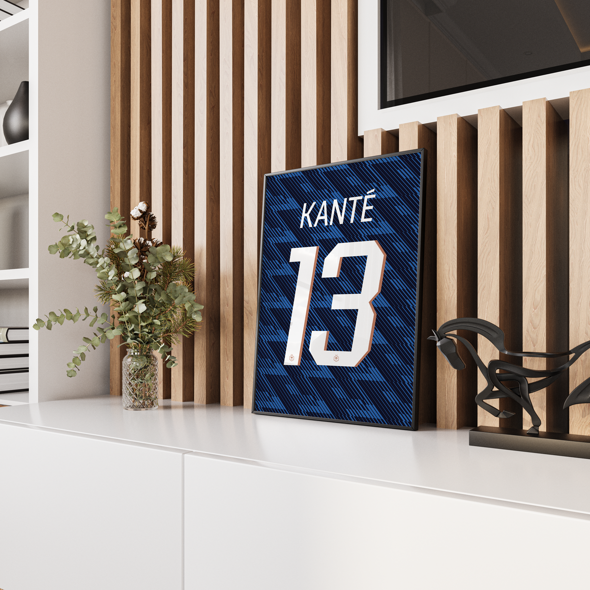 Affiche France Domicile Coupe Du Monde 2026 – Affiche encadrée personnalisée - Cadre Perso