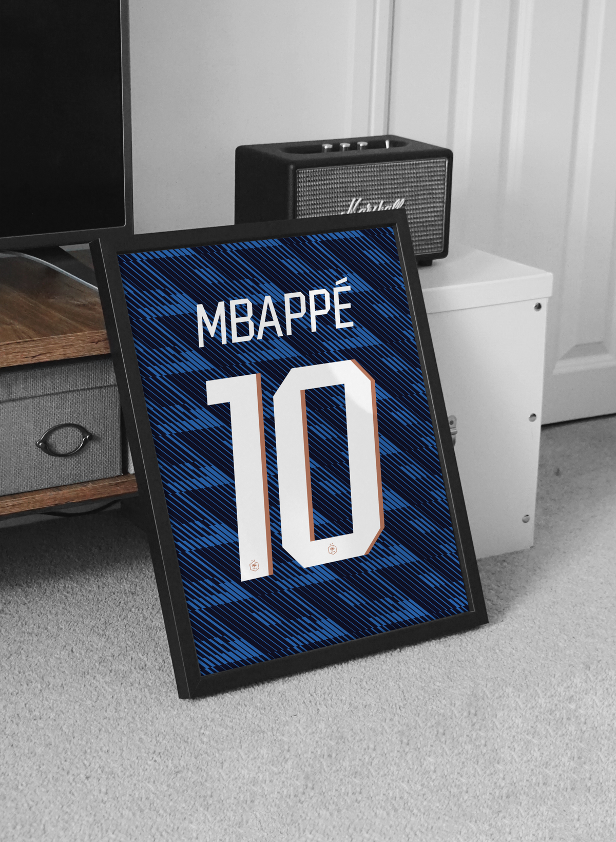 Affiche France Domicile Coupe Du Monde 2026 – Affiche encadrée personnalisée - Cadre Perso