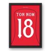 Affiche Manchester United Domicile 25-26 – Affiche encadrée personnalisée - Cadre Perso