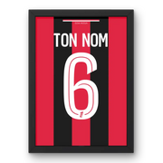 Affiche OGC Nice Domicile 25-26 – Affiche encadrée personnalisée - Cadre Perso