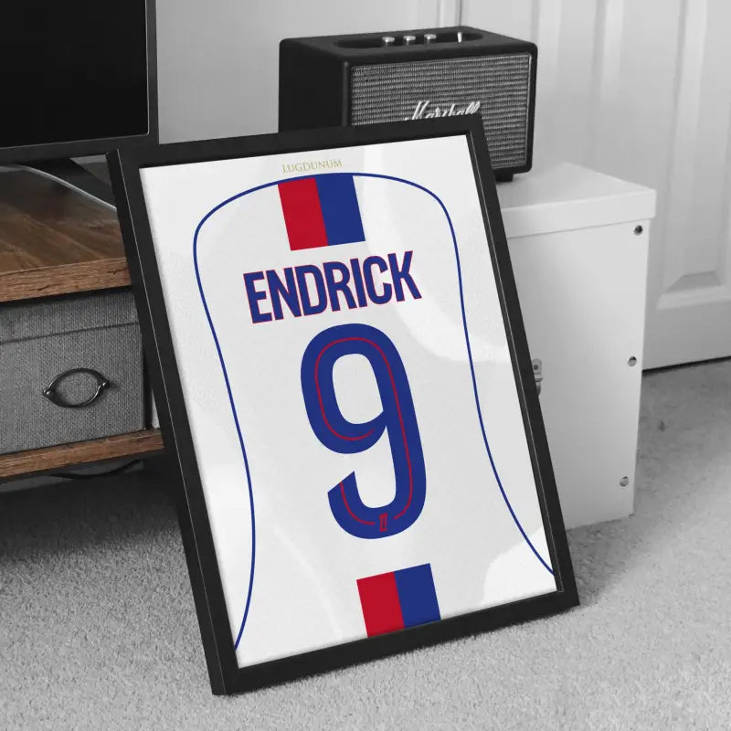 Affiche Lyon Domicile 25-26 – Affiche encadrée personnalisée - Cadre Perso