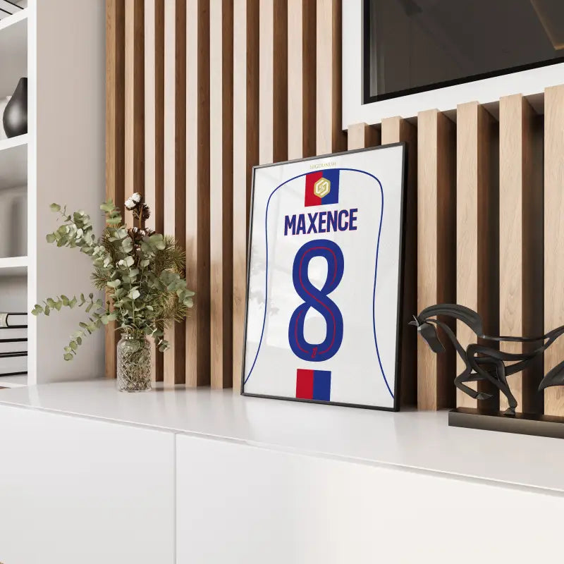 Affiche Lyon Domicile 25-26 – Affiche encadrée personnalisée - Cadre Perso