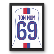 Affiche Lyon Domicile 25-26 – Affiche encadrée personnalisée - Cadre Perso