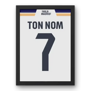 Affiche Real Madrid Domicile 2023-2024 – Affiche encadrée personnalisée - Cadre Perso