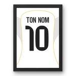 Affiche Real Madrid Domicile 25-26 – Affiche encadrée personnalisée - Cadre Perso
