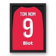 Affiche Stade Rennais Domicile 25-26 – Affiche encadrée personnalisée - Cadre Perso