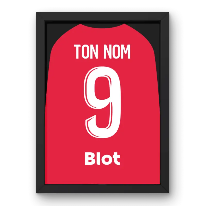 Affiche Stade Rennais Domicile 25-26 – Affiche encadrée personnalisée - Cadre Perso