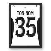 Affiche Stade Rennais Extérieur 25/26 – Affiche encadrée personnalisée - Cadre Perso