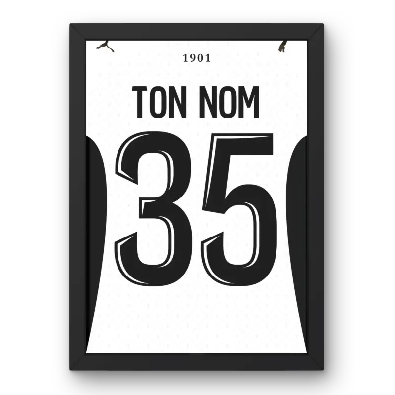 Affiche Stade Rennais Extérieur 25/26 – Affiche encadrée personnalisée - Cadre Perso