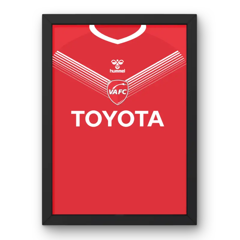 Affiche Valenciennes FC Domicile 25-26 – Affiche encadrée personnalisée - Cadre Perso