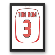 Affiche AC Milan Extérieur 2006 – Affiche encadrée personnalisée - Cadre Perso