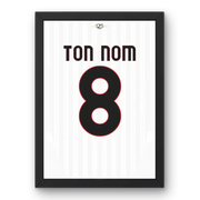 Affiche AC Milan Extérieur 2024-2025 – Affiche encadrée personnalisée - Cadre Perso