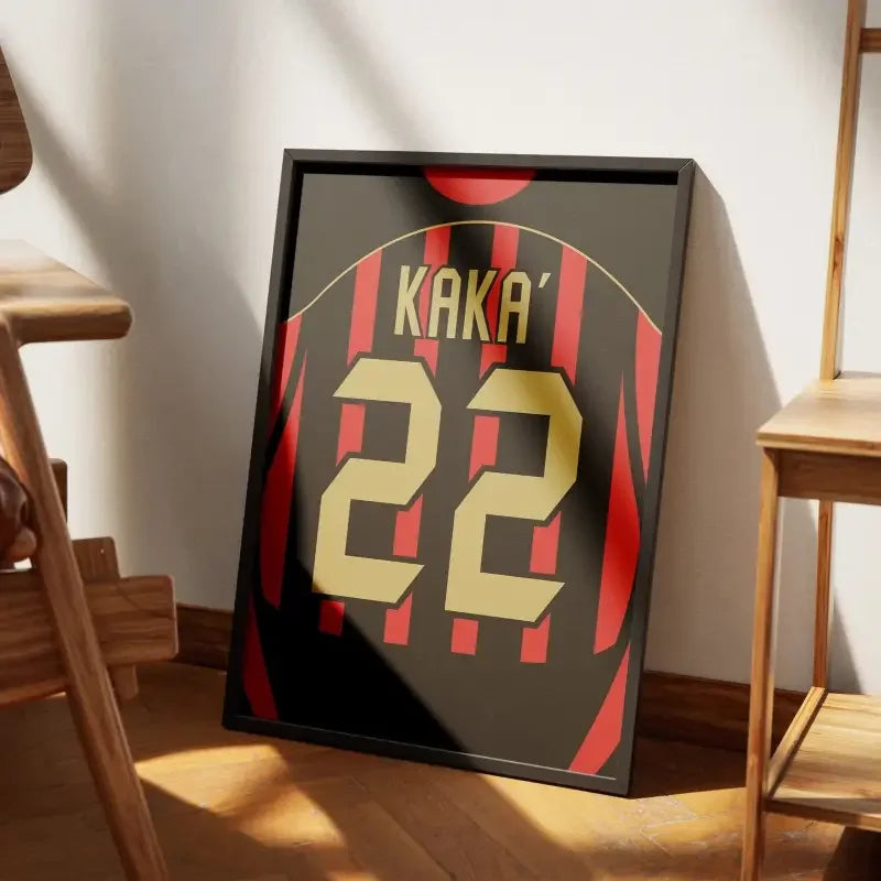 Affiche AC Milan Domicile 2006 – Affiche encadrée personnalisée - Cadre Perso