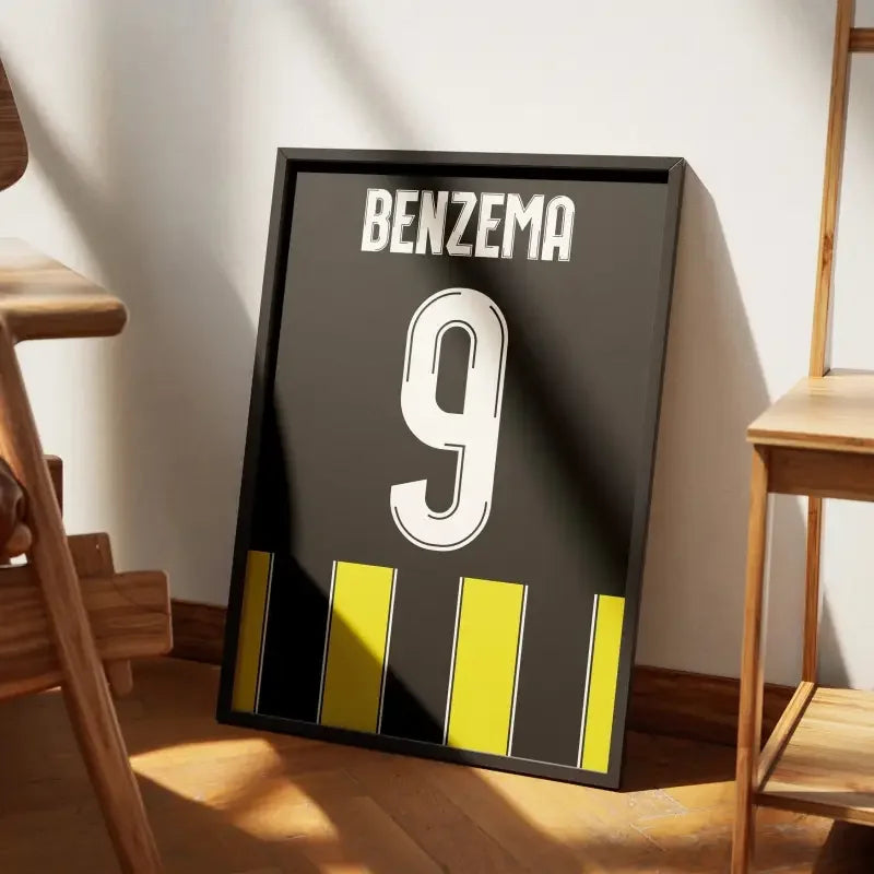 Affiche Al-Ittihad Domicile 2023-2024 – Affiche encadrée personnalisée - Cadre Perso