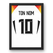 Affiche Allemagne Domicile Euro 2024 – Affiche encadrée personnalisée - Cadre Perso