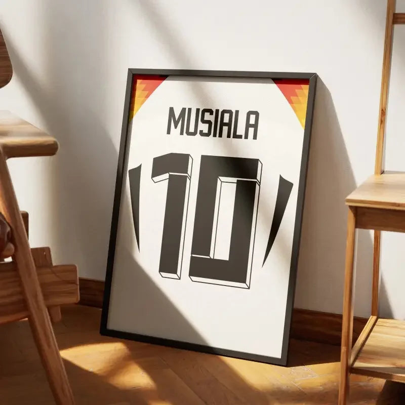 Affiche Allemagne Domicile Euro 2024 – Affiche encadrée personnalisée - Cadre Perso