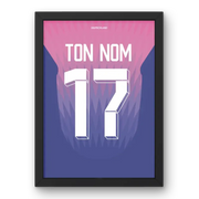 Affiche Allemagne Extérieur Euro 2024 – Affiche encadrée personnalisée - Cadre Perso