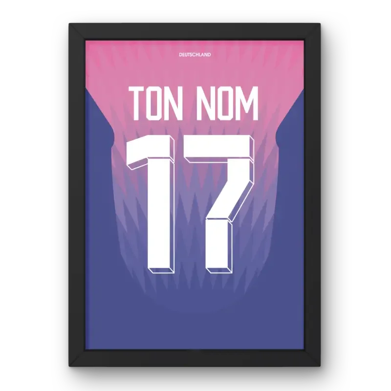 Affiche Allemagne Extérieur Euro 2024 – Affiche encadrée personnalisée - Cadre Perso