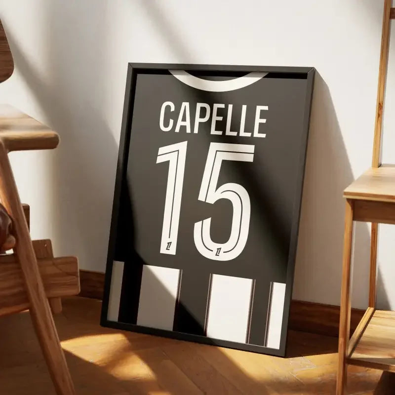Affiche Angers Domicile 2024-2025 – Affiche encadrée personnalisée - Cadre Perso