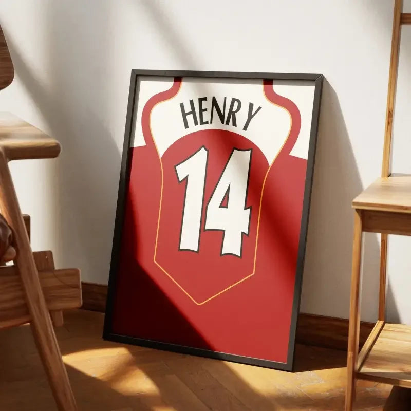 Affiche Arsenal Domicile 2004-2005 – Affiche encadrée personnalisée - Cadre Perso