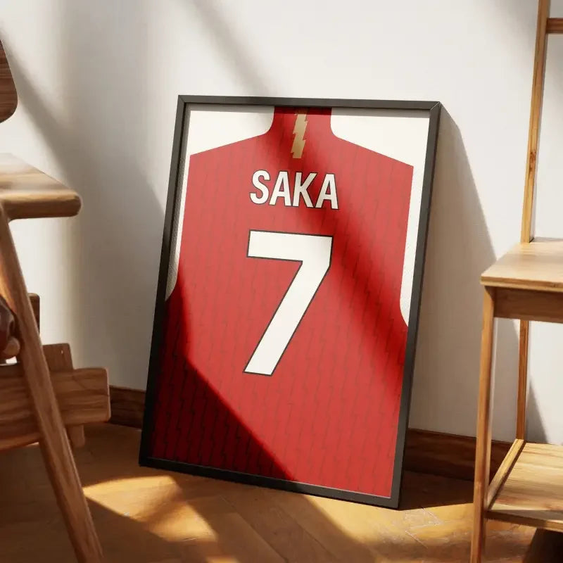 Affiche Arsenal Domicile 2023-2024 – Affiche encadrée personnalisée - Cadre Perso