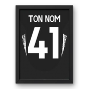 Affiche Arsenal Extérieur 2024-2025 – Affiche encadrée personnalisée - Cadre Perso