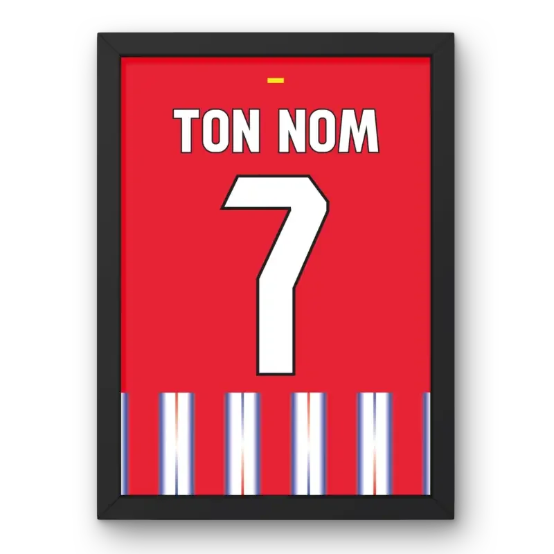 Affiche Atlético Madrid Domicile 2024-2025 – Affiche encadrée personnalisée - Cadre Perso
