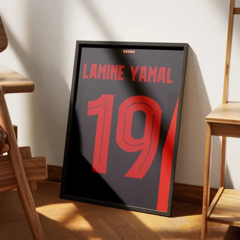 Affiche Barcelone Extérieur 2024-2025 – Affiche encadrée personnalisée - Cadre Perso