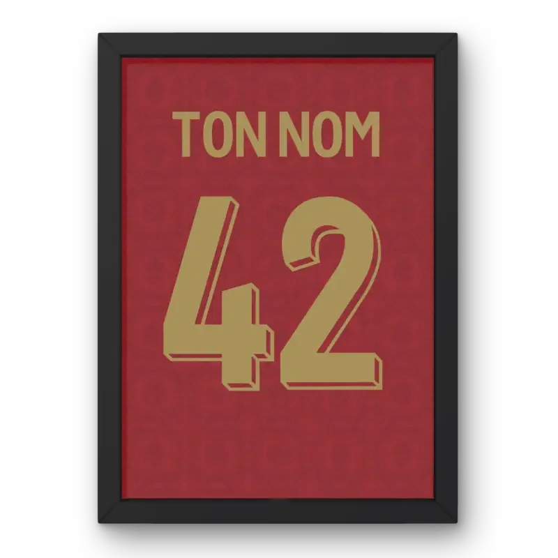 Affiche Bayern Munich 125 ans – Affiche encadrée personnalisée - Cadre Perso