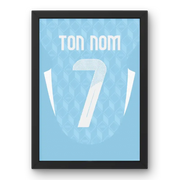Affiche Belgique Extérieur Euro 2024 – Affiche encadrée personnalisée - Cadre Perso