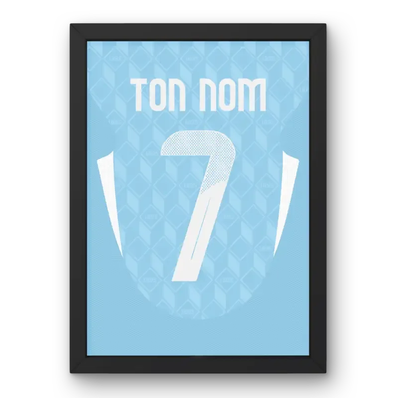 Affiche Belgique Extérieur Euro 2024 – Affiche encadrée personnalisée - Cadre Perso