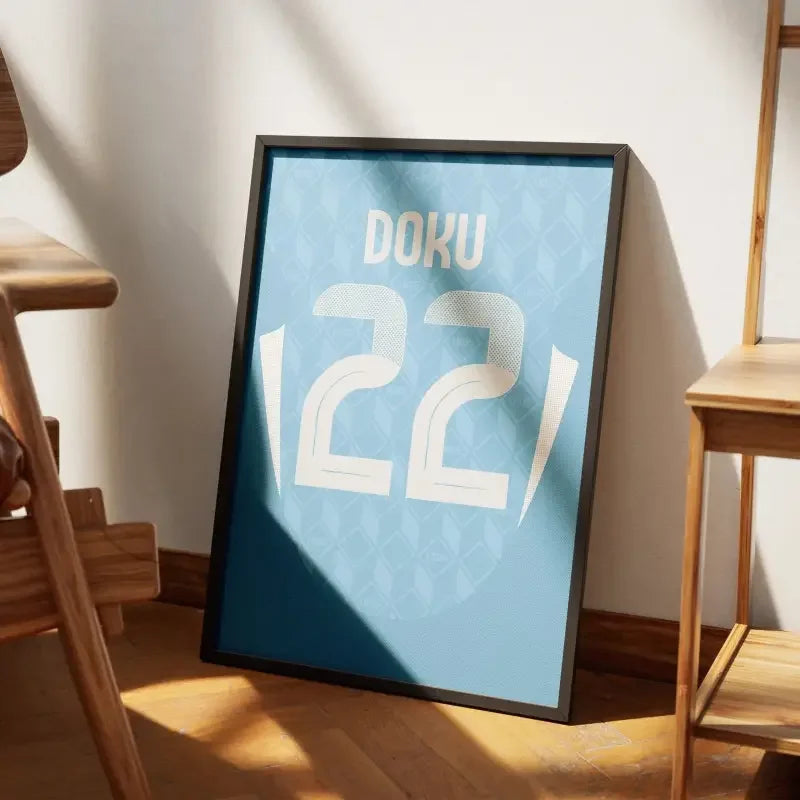 Affiche Belgique Extérieur Euro 2024 – Affiche encadrée personnalisée - Cadre Perso