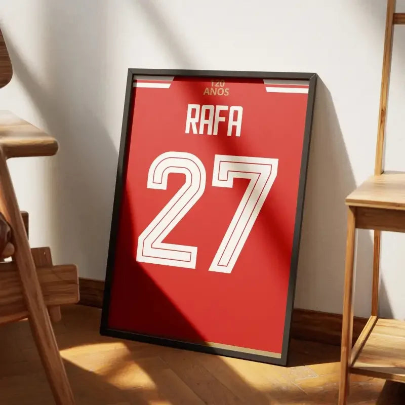 Affiche Benfica Domicile 2023-2024 – Affiche encadrée personnalisée - Cadre Perso